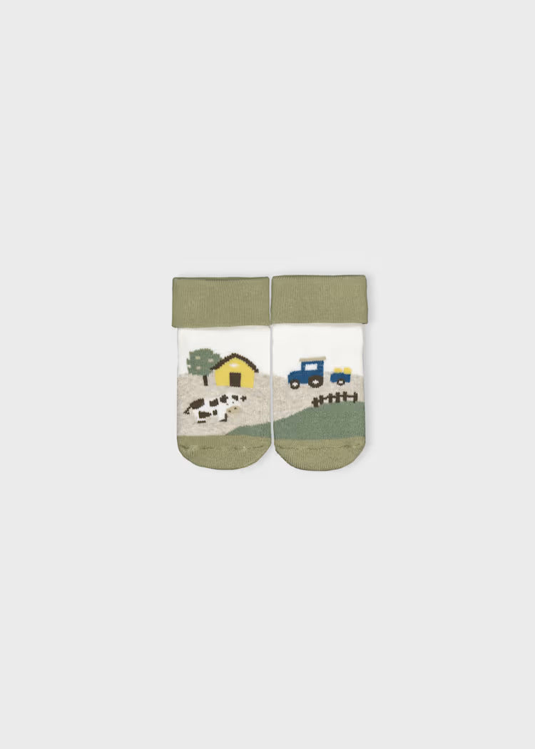 Sage Biege Farm Socks