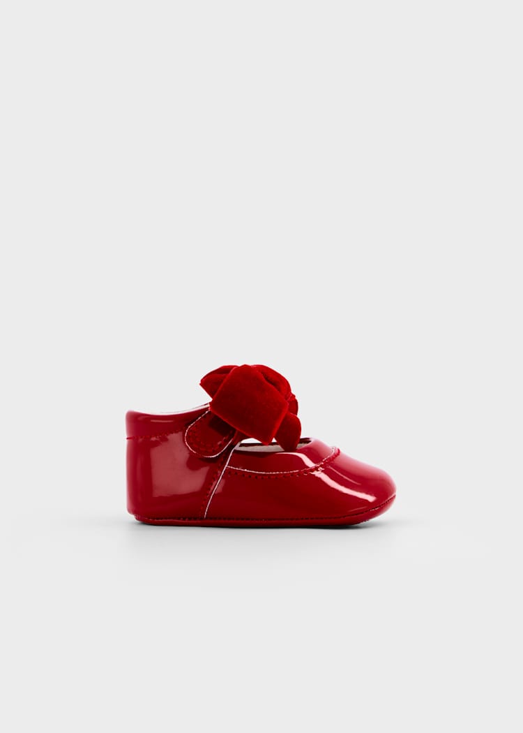 Red Bow Mary Janes