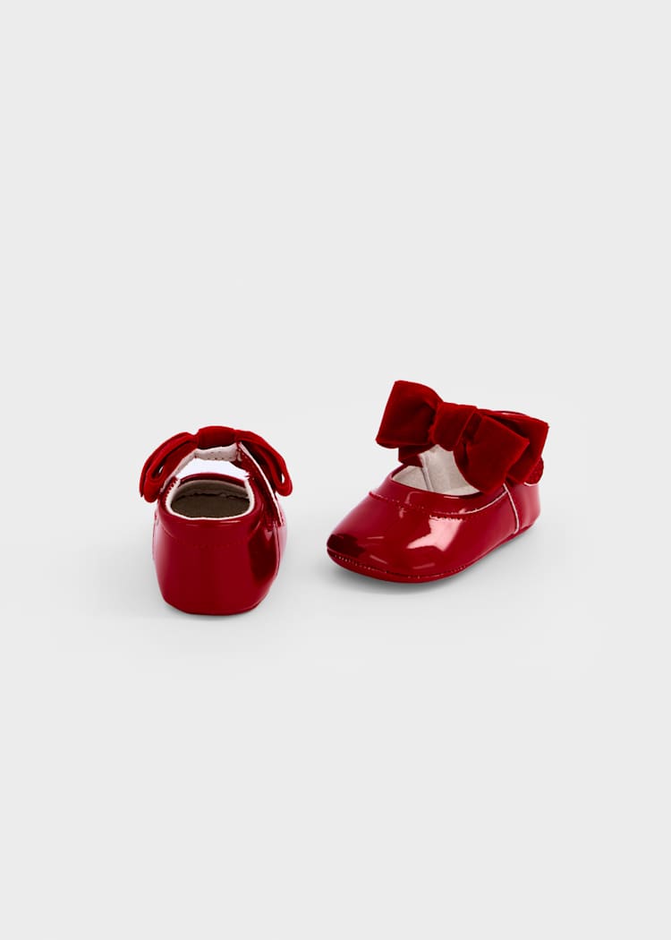 Red Bow Mary Janes