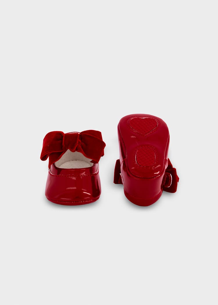 Red Bow Mary Janes