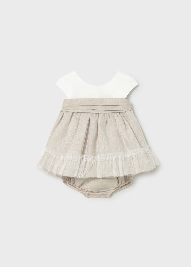 Wheat Dress with Bloomers