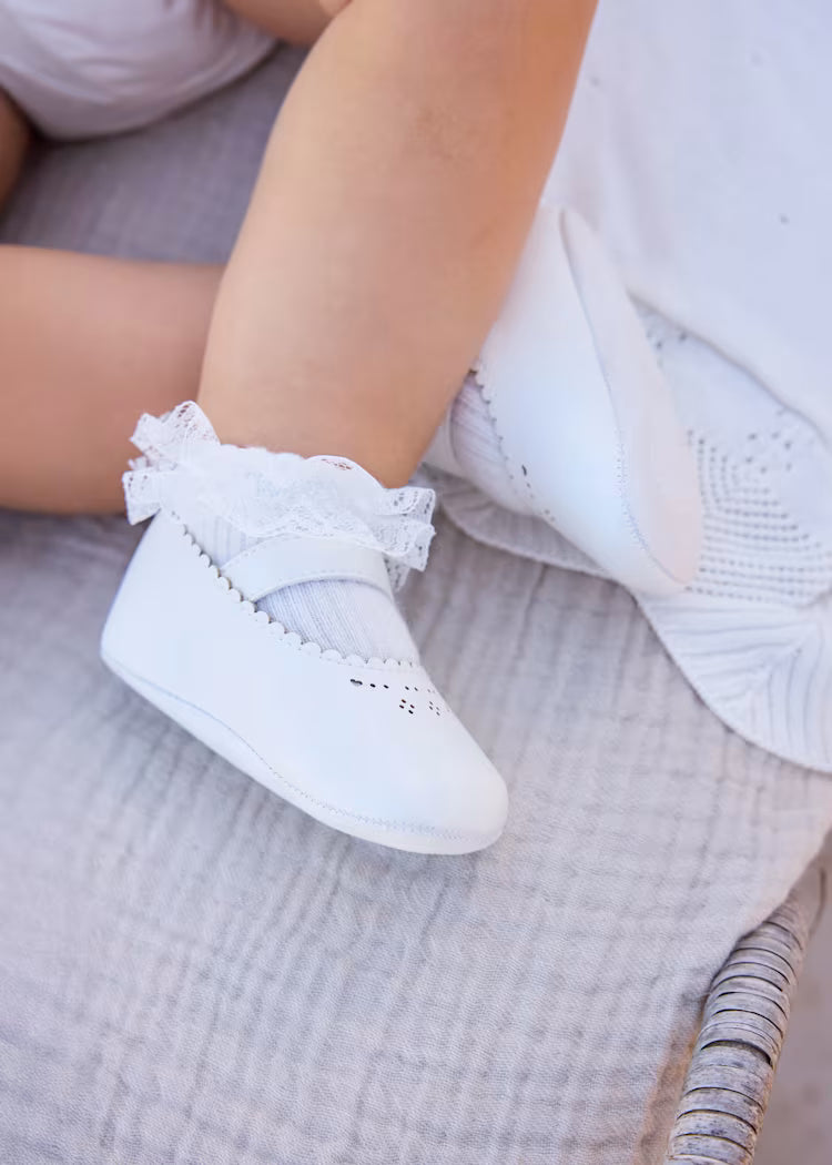 White Baby Mary Janes