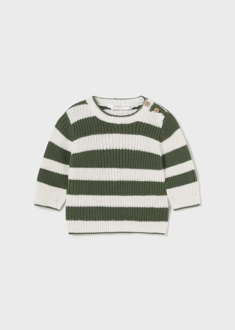 2307 Forest Striped Sweater