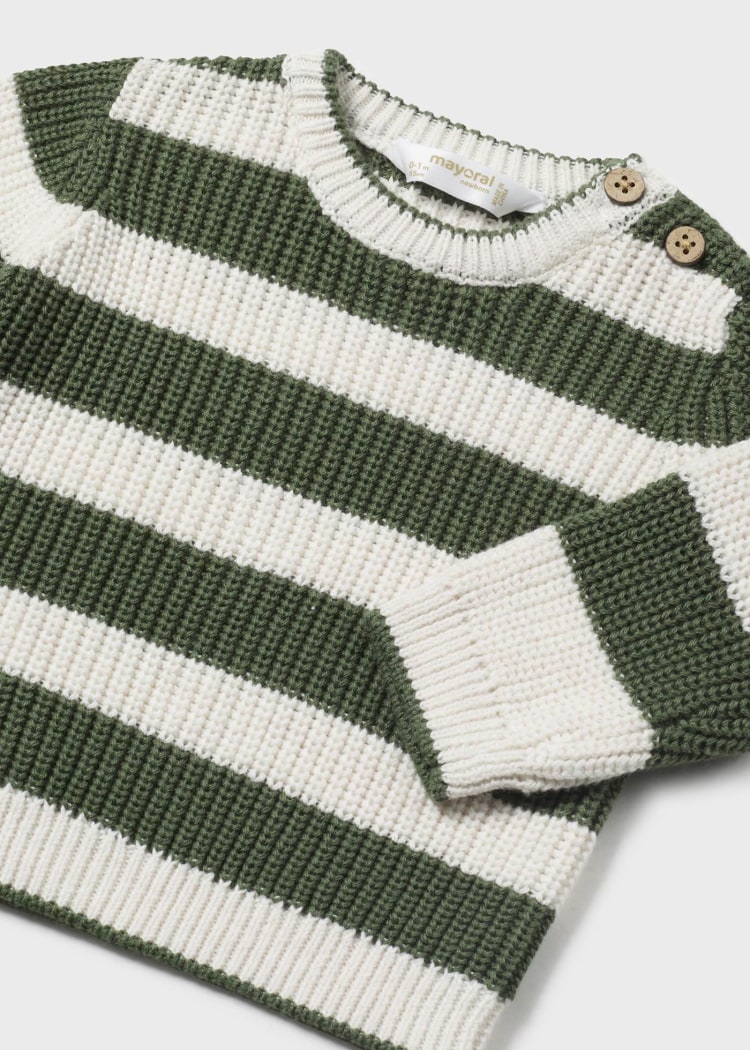 2307 Forest Striped Sweater