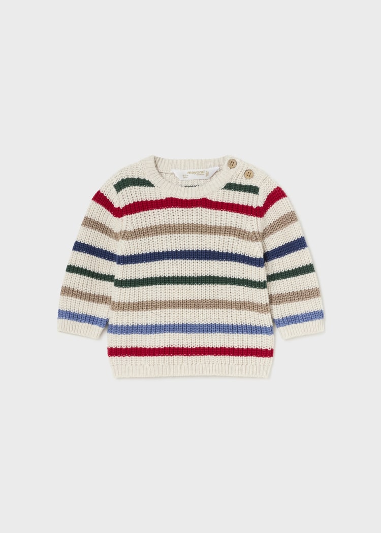 2307 Multicolor Striped Sweater