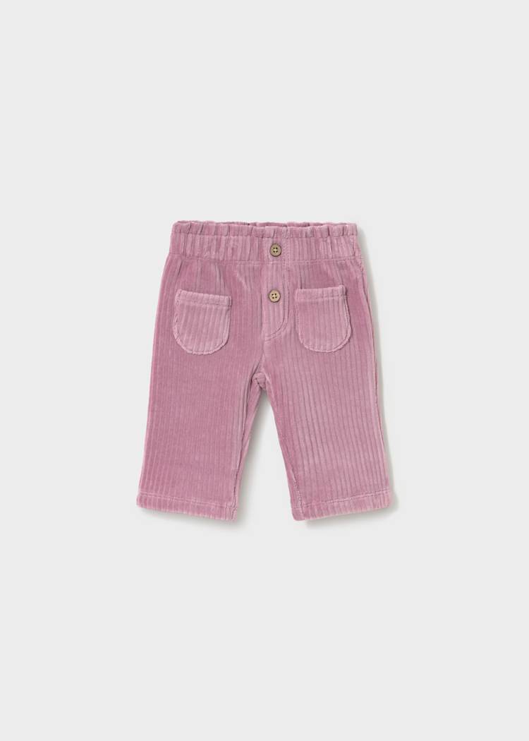 Purple Stripe Sweater Courduroy Trouser Set