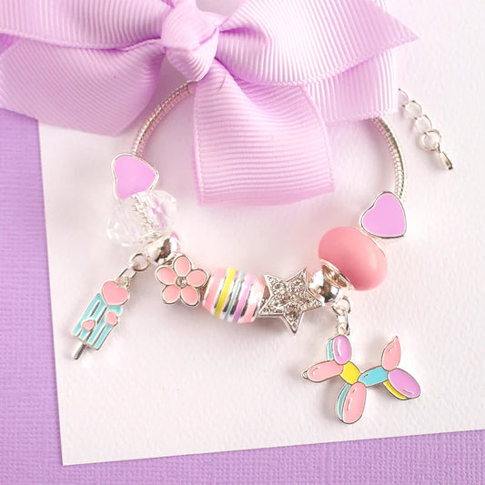 Balloon Dog Charm Bracelet