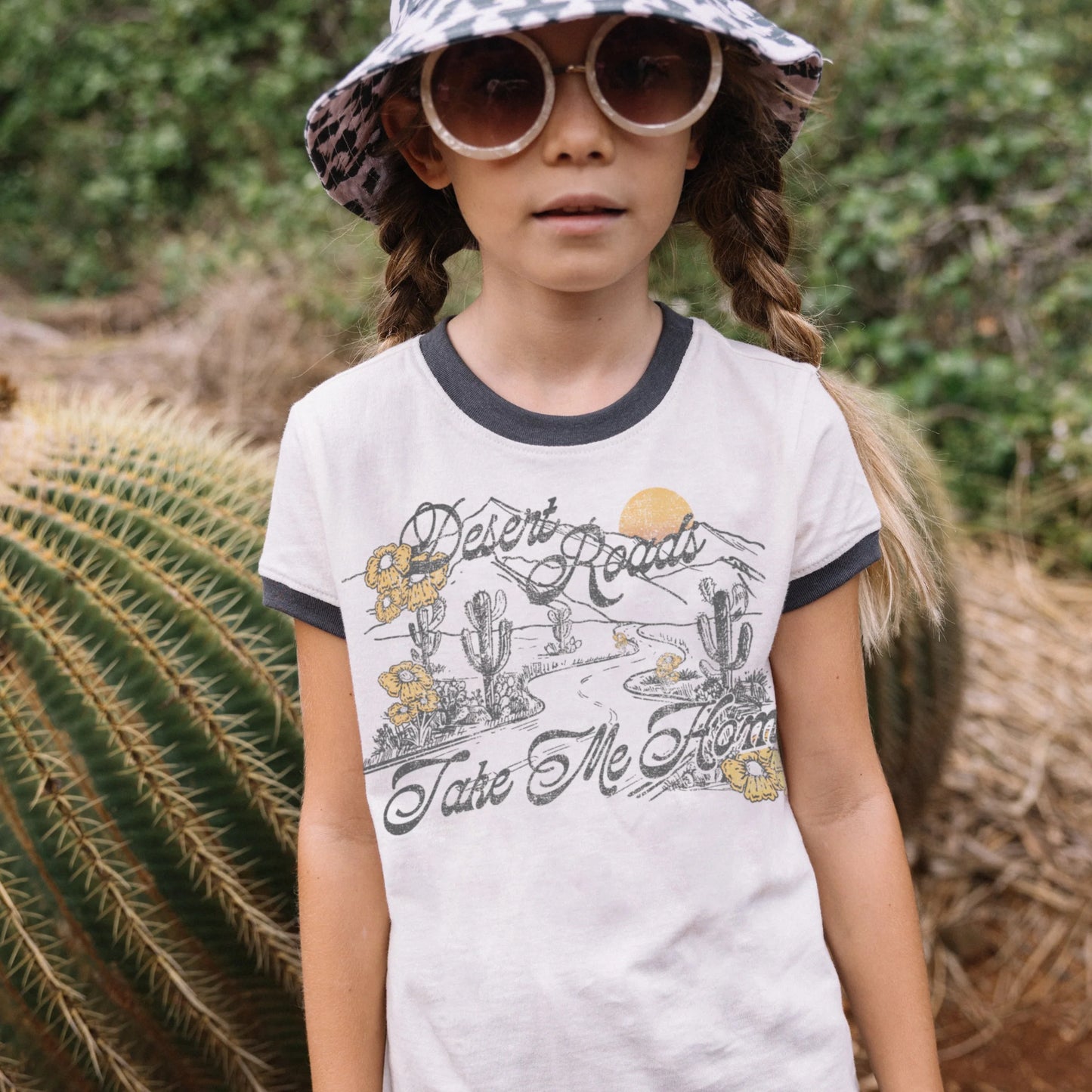 Desert Roads Ringer Tee