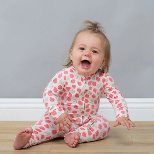 Strawberry Basil Romper