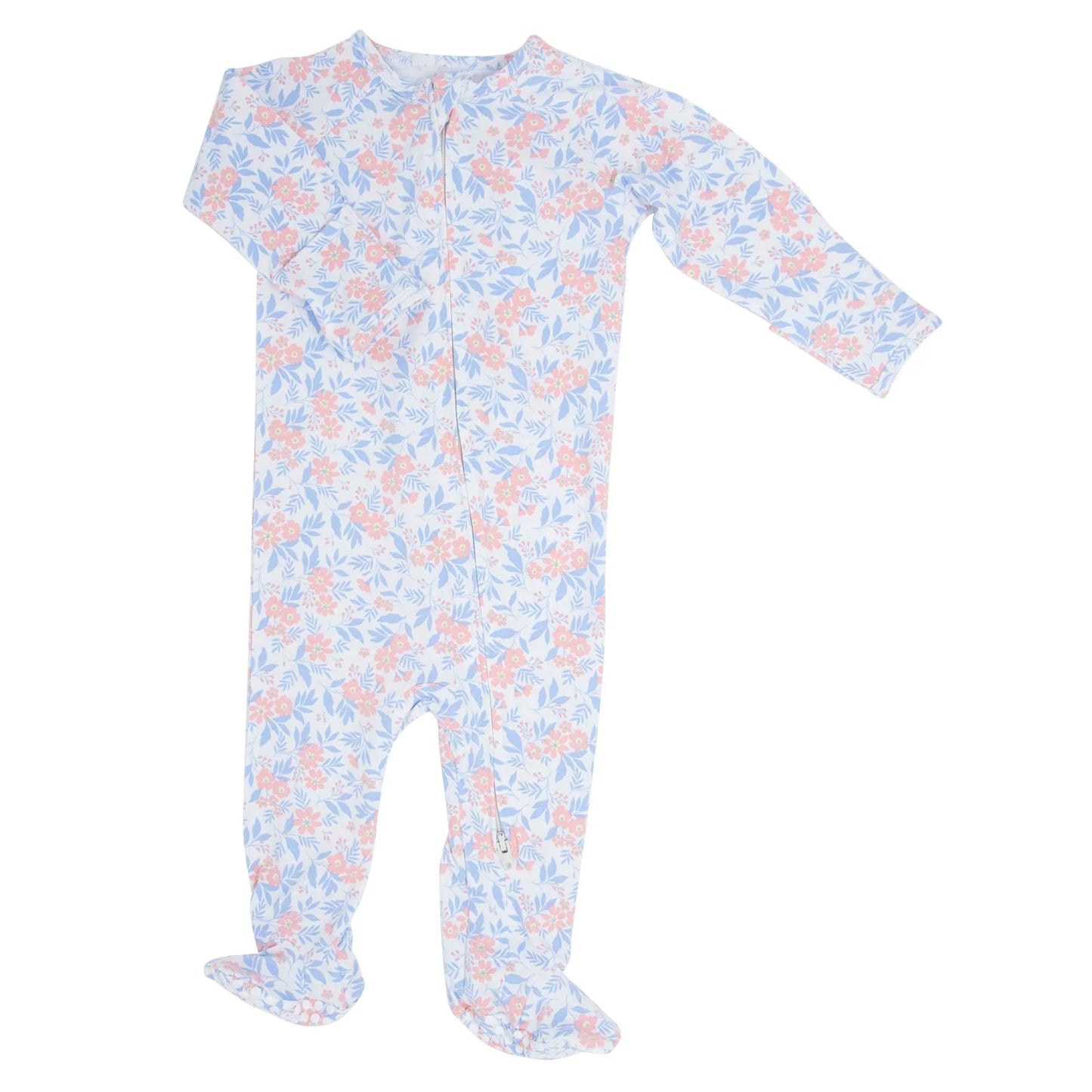 Vintage Flower R Footie