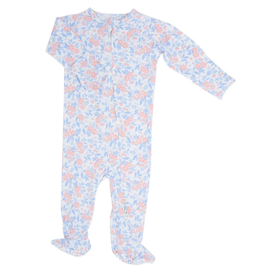 Vintage Flower R Footie