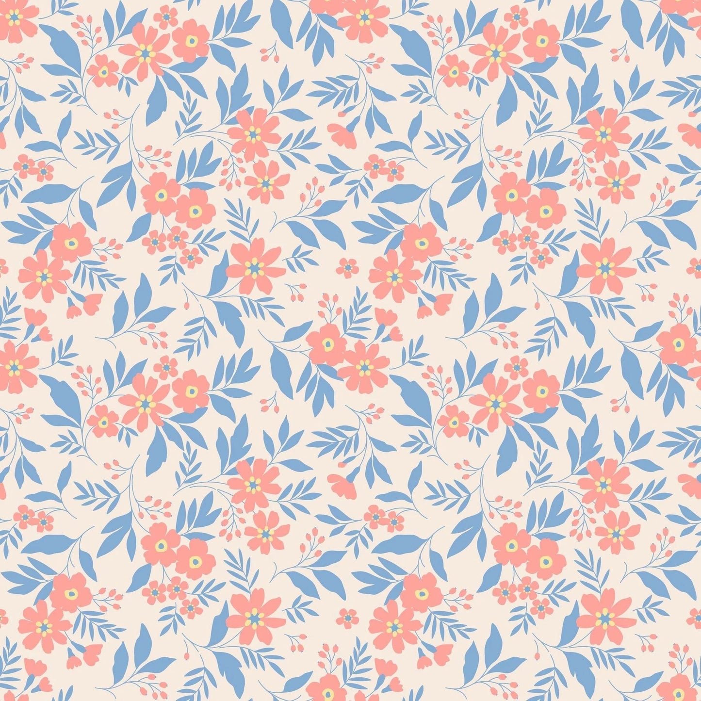 Vintage Flower R Footie
