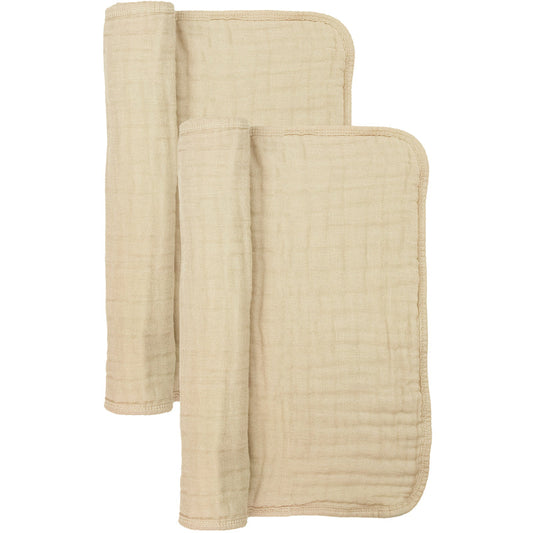 Tan Cloud Muslin Burp Cloth