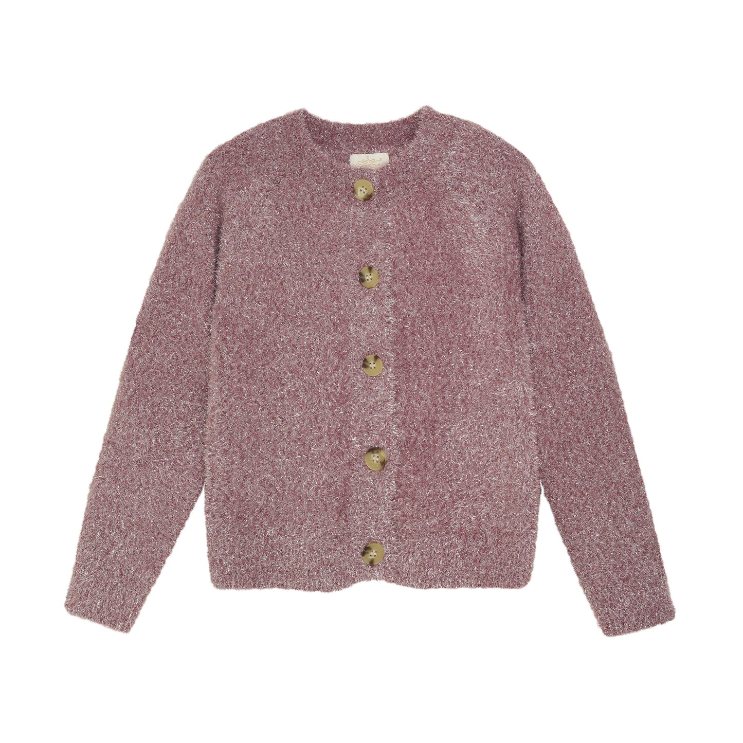 Crushed Berry Cardigan Knit Glittler