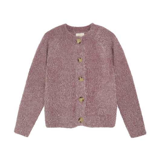 Crushed Berry Cardigan Knit Glittler
