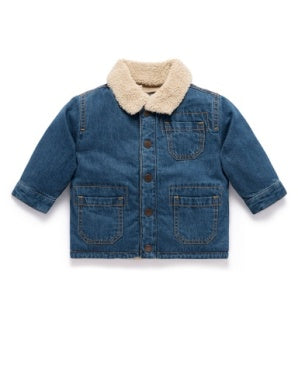 Denim Sherpa Jacket