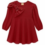 Cranberry Red Bow Dress
