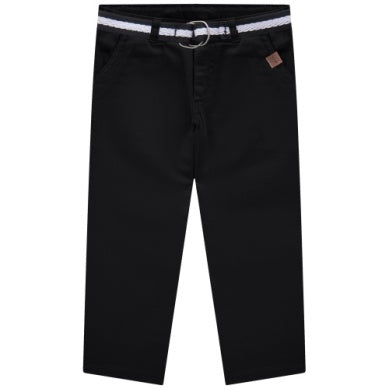 Black Dress Pant with Belt