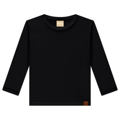 Boys Long-sleeved T-shirt Black