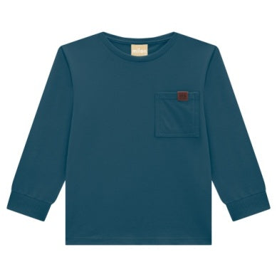 Boys Long-Sleeved T-shirt Ocean Blue