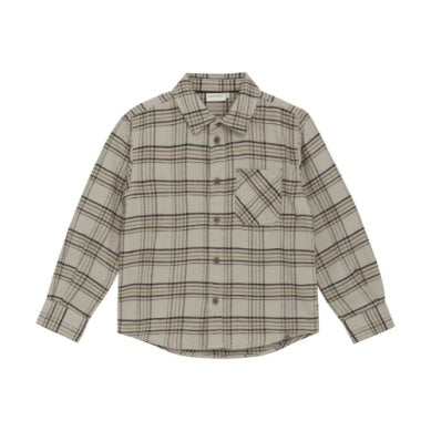 Oxford Tan Flannel Long sleeved