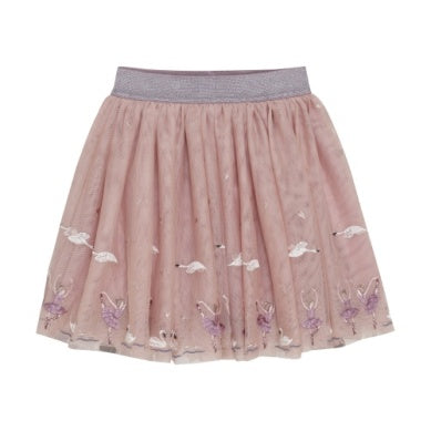 Soft Mesh Skirt with Ballerina