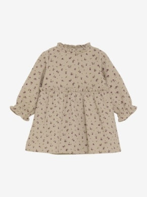 Dress with Rasberry Floral and Leggings