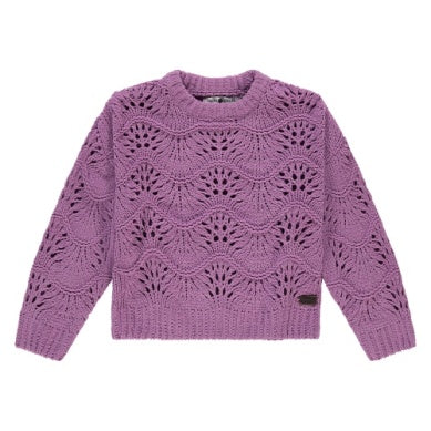 Crochet Purple Sweater