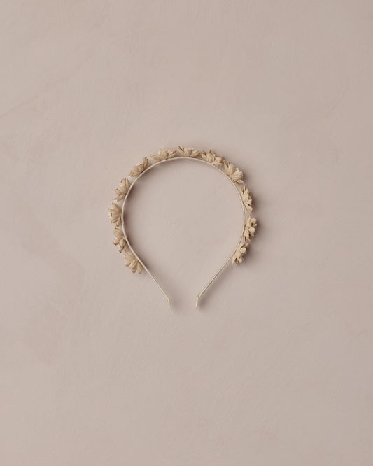 Floral Headband Ecru