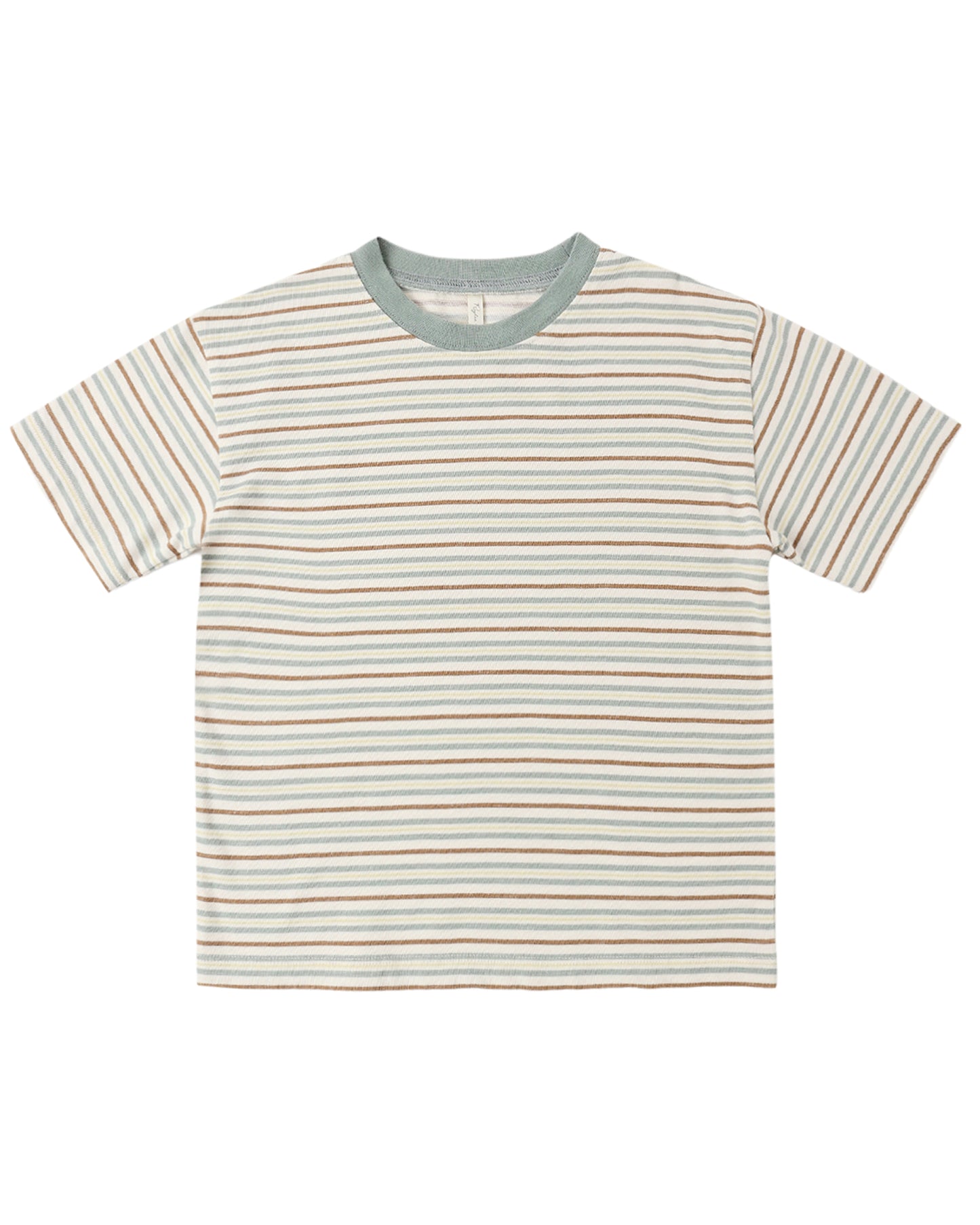 Green Vintage Stripe Relaxed Tee