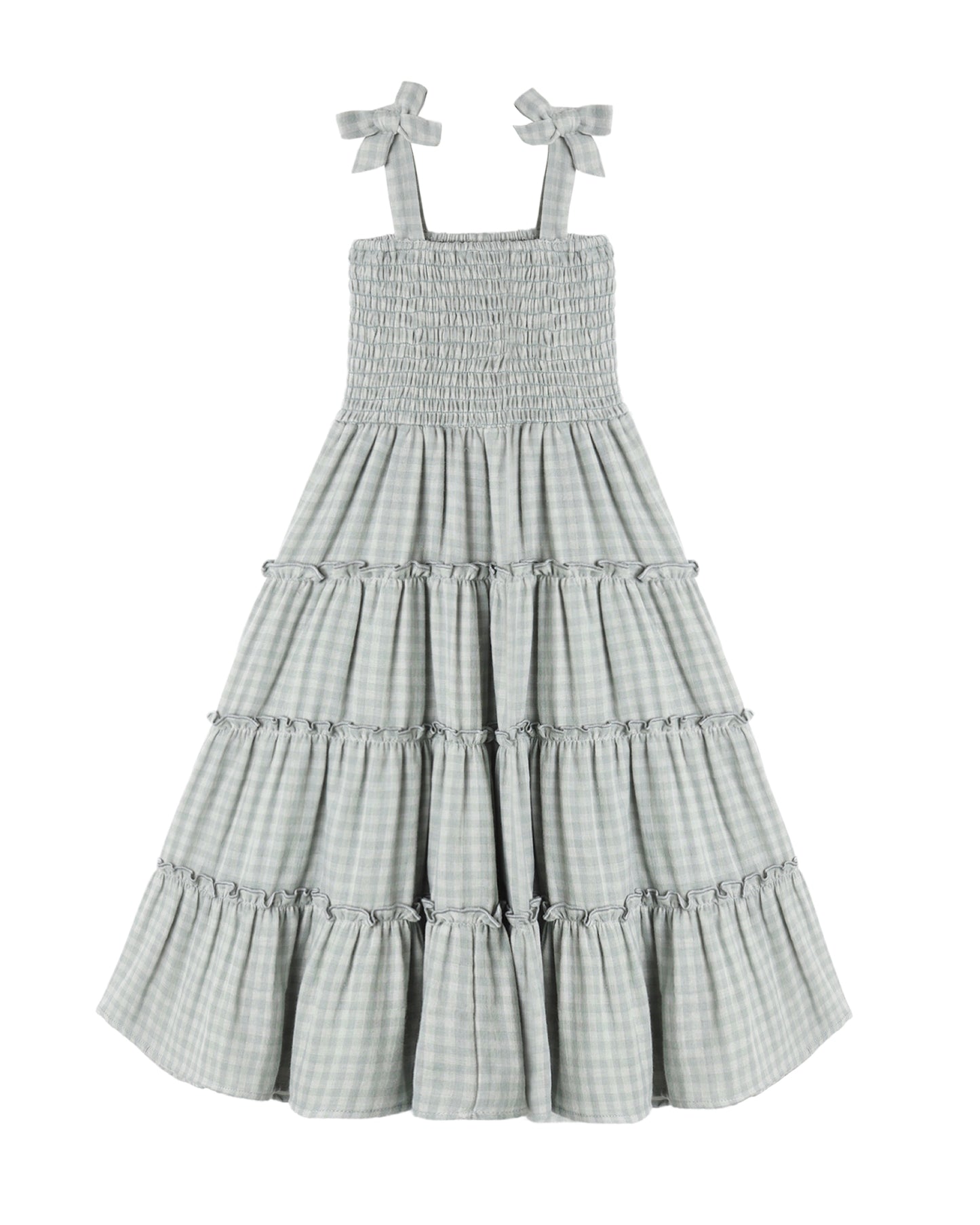 Green Gingham Taylor Dress