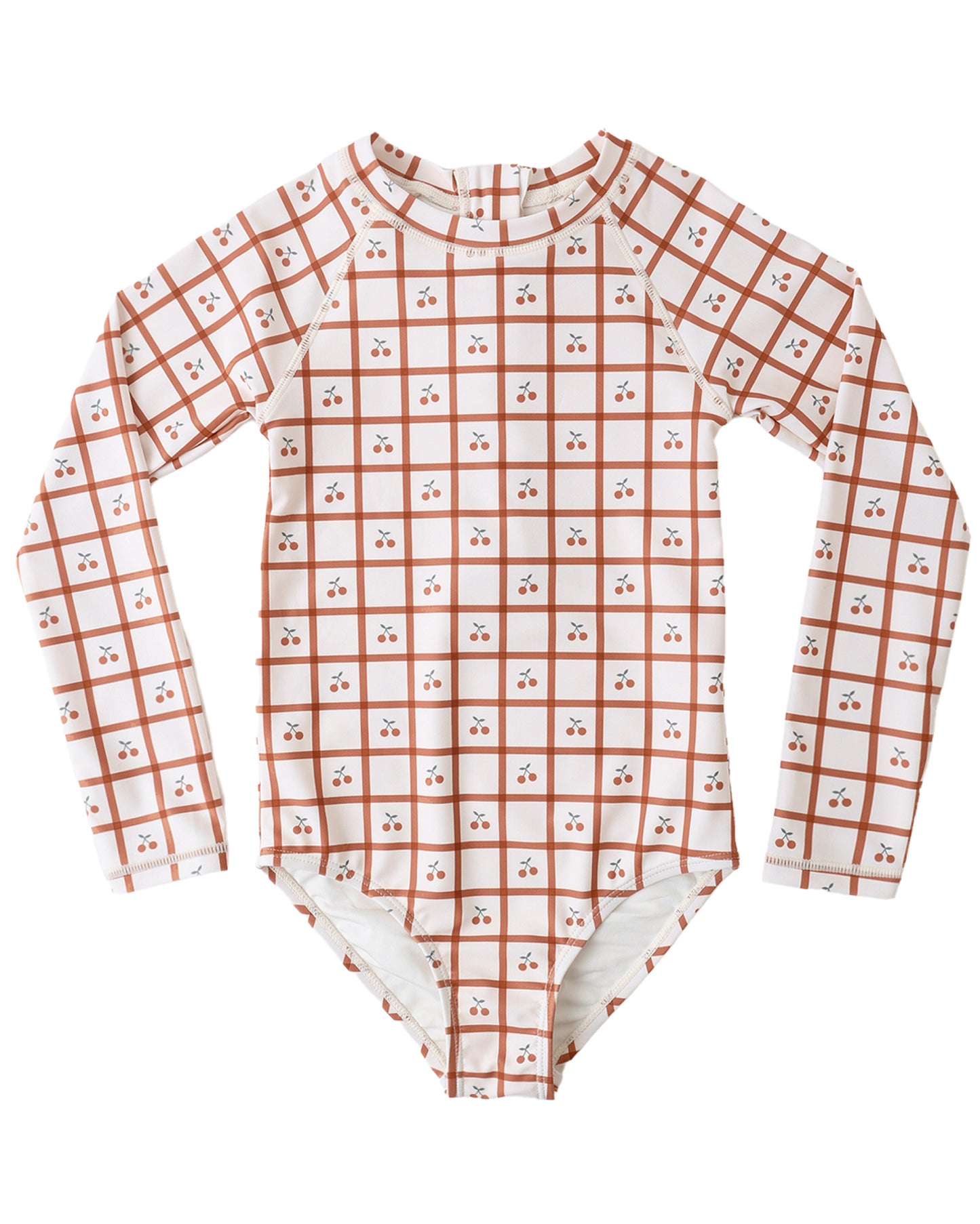 Delphine Rashguard Cherry Check