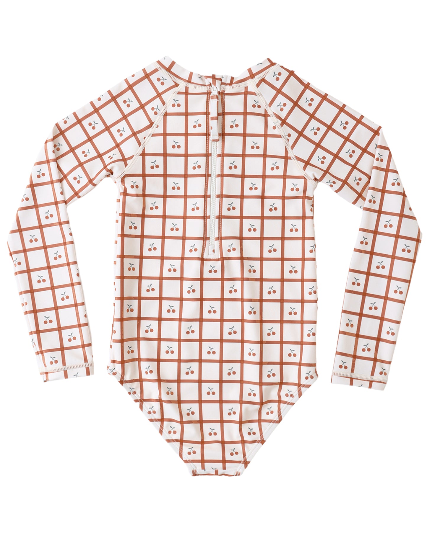 Delphine Rashguard Cherry Check