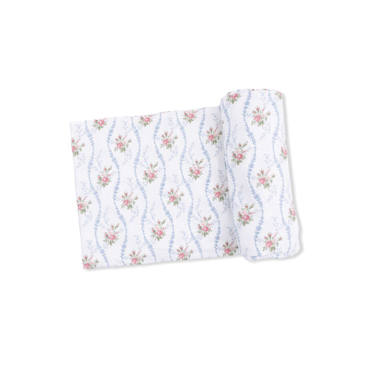 Heirloom Rose Stripe Swaddle