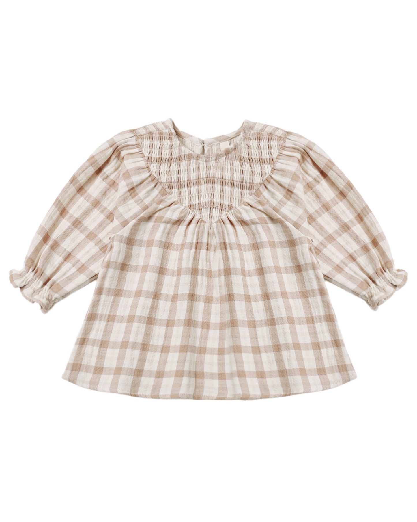 Rustic Plaid Smocked Dress