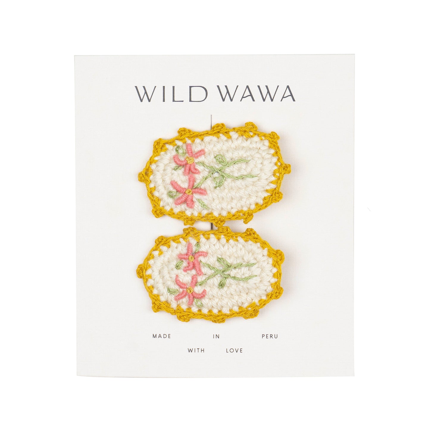 Early Blooms Crochet Clip Set