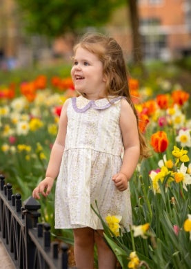 Purple Graceful Garden Dress