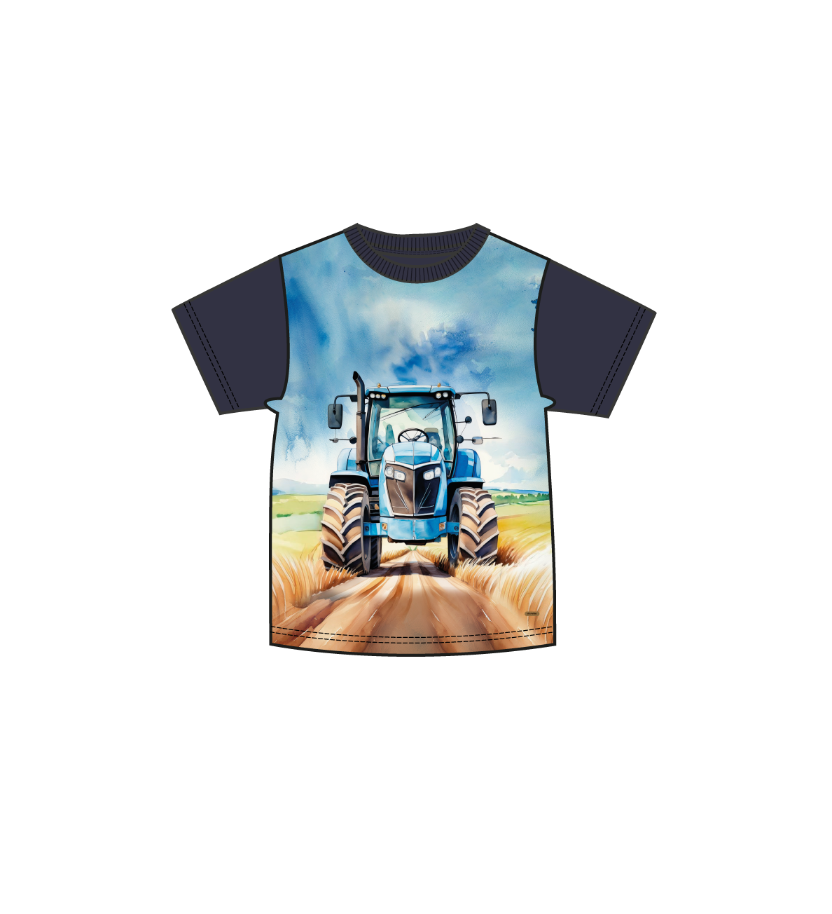 Blue Nights Tractor T-Shirt