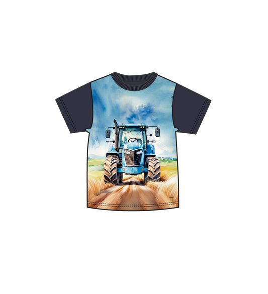 Blue Nights Tractor T-Shirt