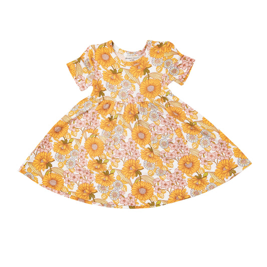 Sunflower Child Twirly Dress