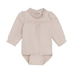 Cream Bodysuit with Leopard Pant Set